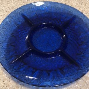 Vintage Avon royal sapphire collection plattter